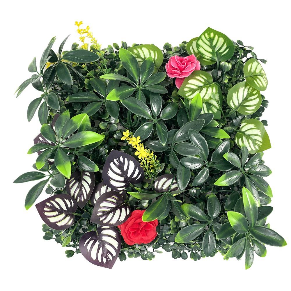 Вечная жизнь Искусственная стена из растений Панель Сделай сам Искусственный папоротник Трава Ширма для конфиденциальности