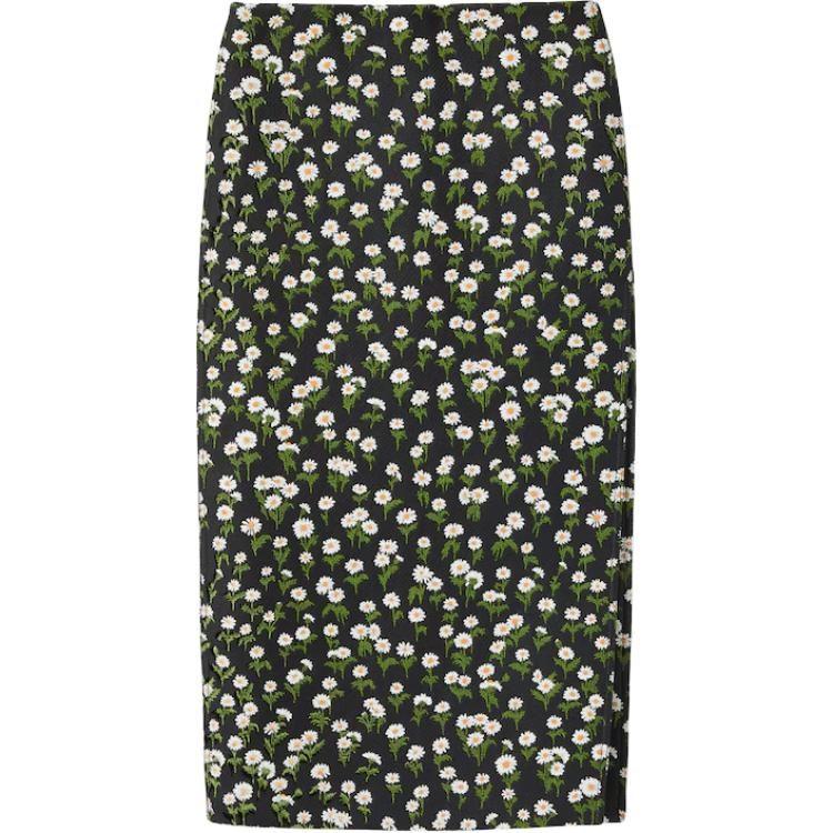 Gucci Цветочная юбка средней длины из крепа 820425-ZASFX-1173