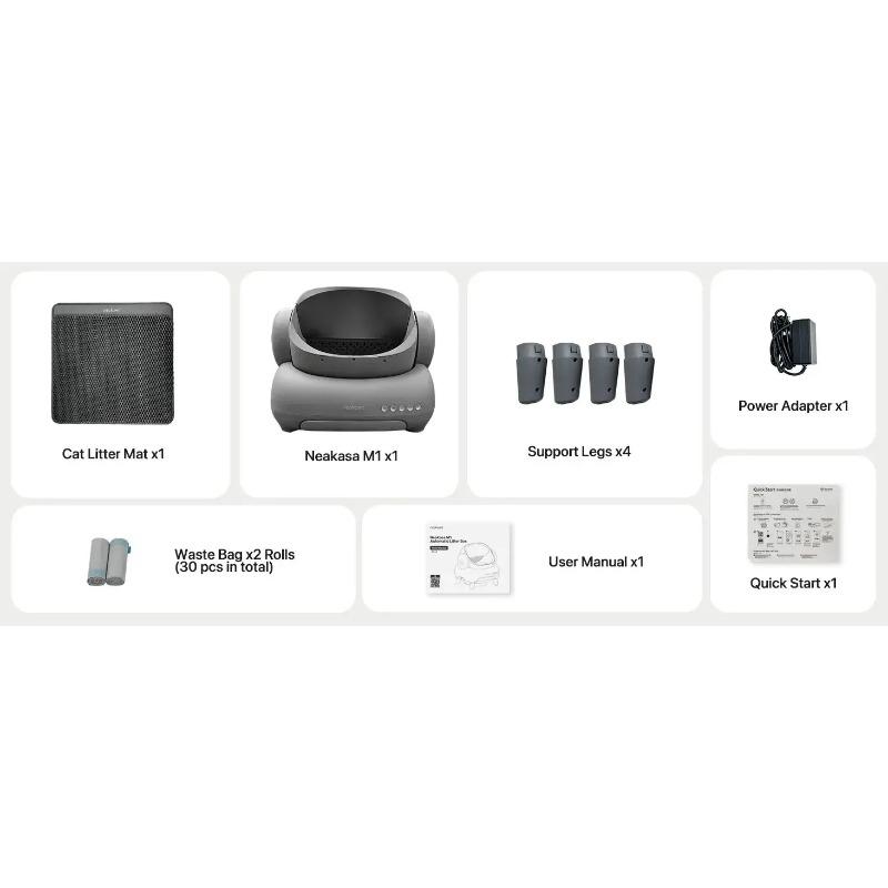 Smart Automatic Self-Cleaning Cat Litter Box - Large Space, Open-Top, Odor Eliminator, Suitable for Overweight Cats