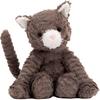 Jellycat Волна Пушистый Кот Небесно-белый Плюшевая Игрушка Животное 23см