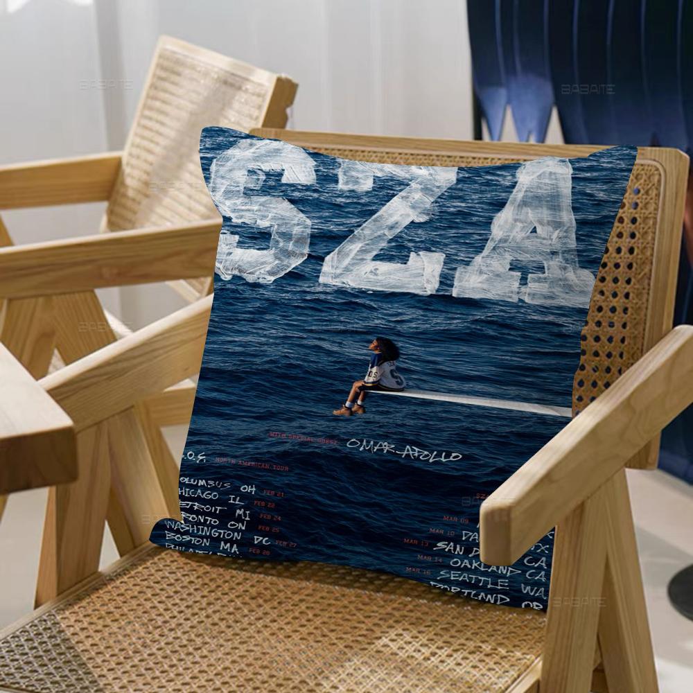 S-SZA GIRL Personalized Pillow Cover Kids Bedroom Wild Party Decor Pillowcase Kid Birthday Shower Gift