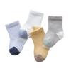 1 Pair Baby Spring Summer Socks Infant Toddler Boys Girls Short Socks 1~4 Years Children Kids Patchwork Cotton Breathable Socks