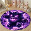 3D P-Pokemon Генгар Круглые Коврики Спальня Гостиная Домашний Декор Напольные Коврики для Детской Комнаты Коврик для Ванного Стула Ковер Доставка на Следующий День