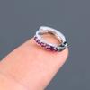 Tragus Daith Conch Snug CZ Ear Piercing Cubic Zirconia Colorful CZ Earrings Zircon Ear Stud