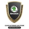 AAABU1 3D Metal Car Body Sticker Emblem Badge Rear Tail Trunk Decal Auto Accessories For Skoda Rapid Octavia Derivative Enyaq-iV