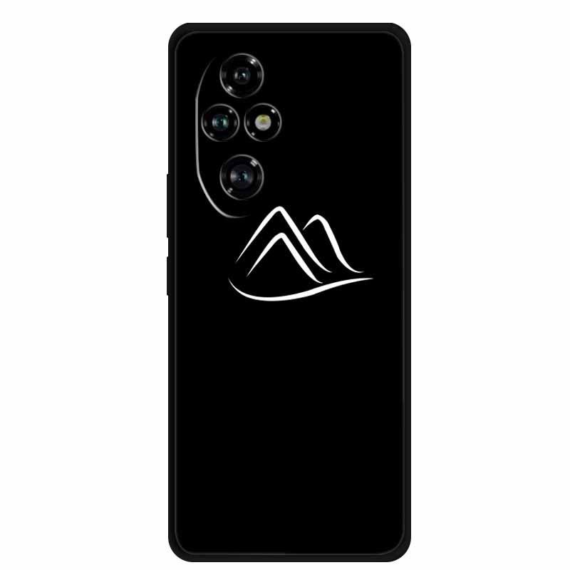 Черный мягкий ТПУ чехол для Honor 200 Pro 5G Домашняя версия