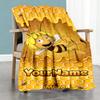 Biene Maja Customize Your Name Blanket Lightweight Personalized Blanket Comfortable Throw For Bed Nap Living Room Couch for All Occasions