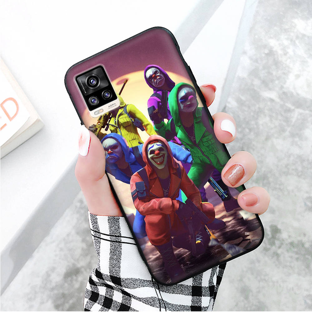 Черный чехол для Xiaomi Redmi 13C Note 9 iPhone XR 7 8 14 15 11 12 13 X XS Pro Max Samsung A25 S23 S24 FE Ultra Plus Free Fire Game