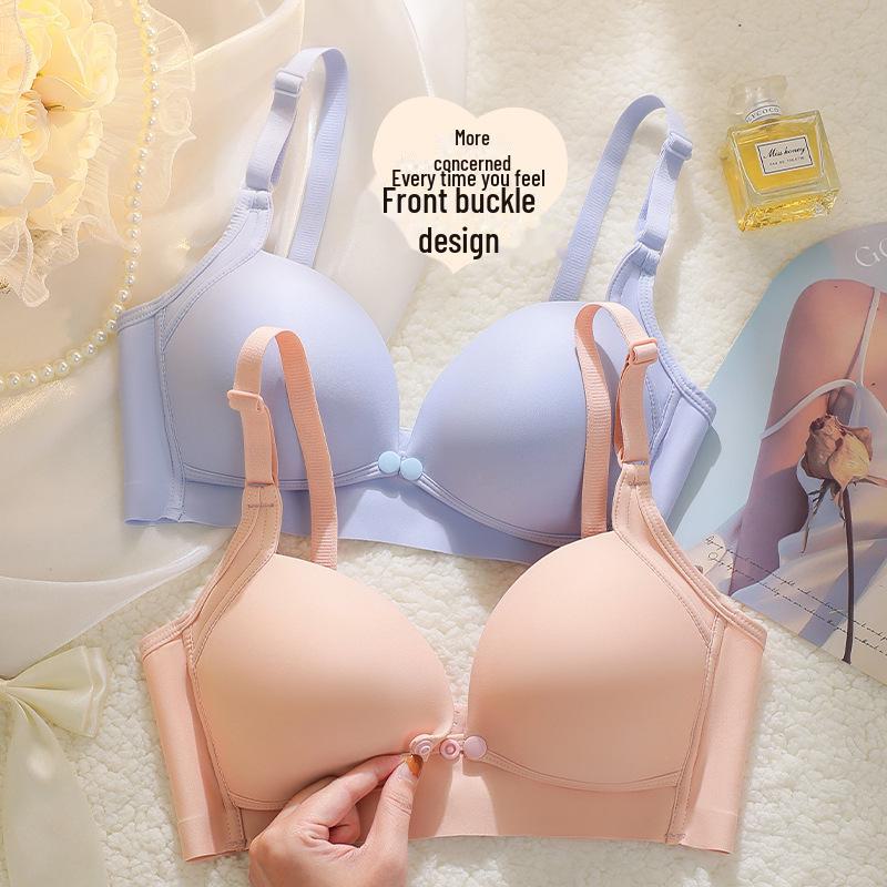 Бюстгальтер для беременных: Без косточек, с защитой от провисания, легко открывается для кормления, тонкий дизайн, идеально подходит для всех стадий беременности.