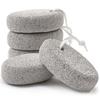 Borogo Natural Pumice Stones for Feet, 5-Pack Lava Pedicure Tool, Hard Skin and Callus Remover for Feet and Hands - Natural Foot Rasp, Exfoliates and