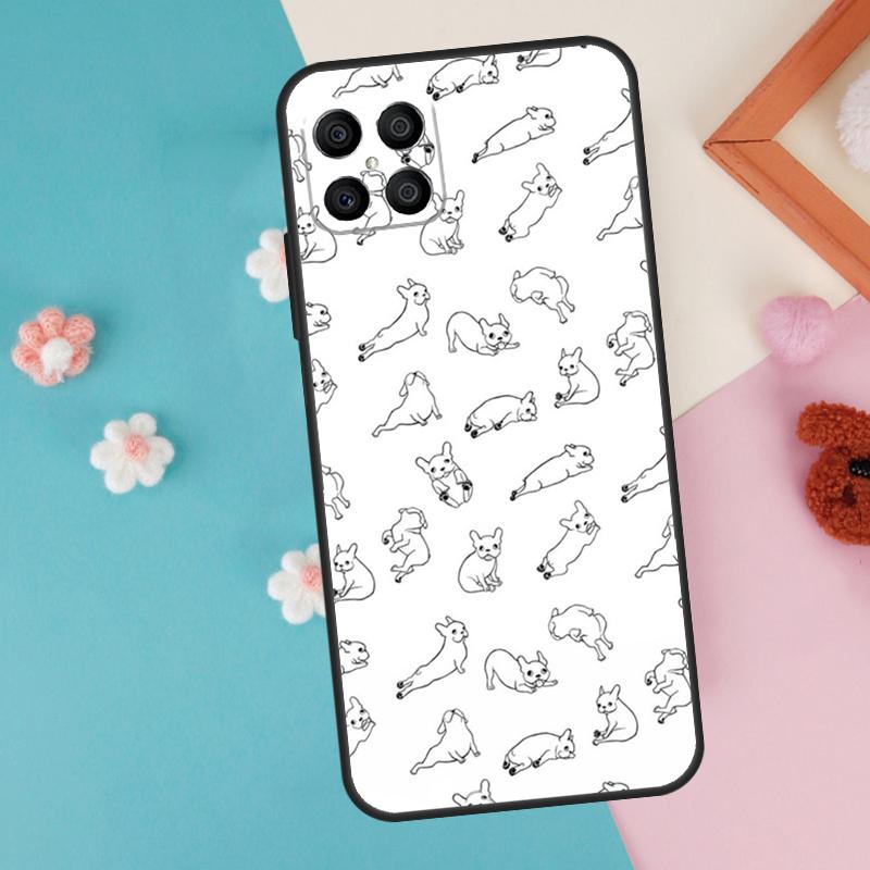 Милый Чехол для Французского Бульдога для Honor 200 Pro 50 70 90 X9a X8a X8 X9 X8b X9c X9b Honor Magic 7 Pro 5 6 Lite Обложка