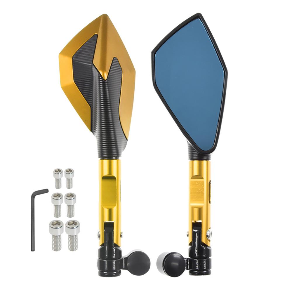 Мотоциклетное боковое зеркало с ЧПУ 10 мм, зеркала заднего вида для Kawasaki Ninja 250 400 650 ABS Vulcan S 650cc ER-6F ER-6n ZX-6R ZX-10R