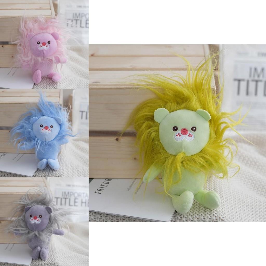 Adorable Lion Plush Toy Creative Cute Animal Stuffed Doll Soft Pillow For Children