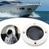 Boat Drain Scupper Valve White Black Marine Accessory Easy Installation Self Bailing for Ice Box Vessel