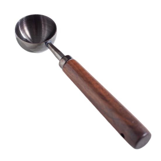 Мерная ложка для кофе с деревянной ручкой, пищевой класс, не содержит BPA, высокоценная ложка для чая и кофе, кухонный аксессуар