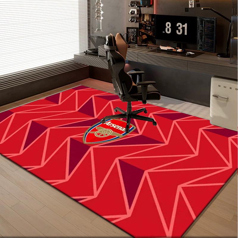 1PC rug Arsenal Football Club Crest Carpet, Chair Rug,Area Rug for Office Bedroom living rooms bedroom, Doormat decor Christmas fan gifts