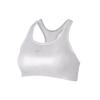 Спортивный бюстгальтер Swoosh Icon Clash со средней поддержкой, женское нижнее белье, металлик-серебристый CT3792-100
