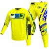 НОВЫЙ 2025 FXJ желтый комплект экипировки для эндуро и мотокросса mx джерси штаны зеленая мотоциклетная одежда mtb carracing костюм Оборудование для бездорожья