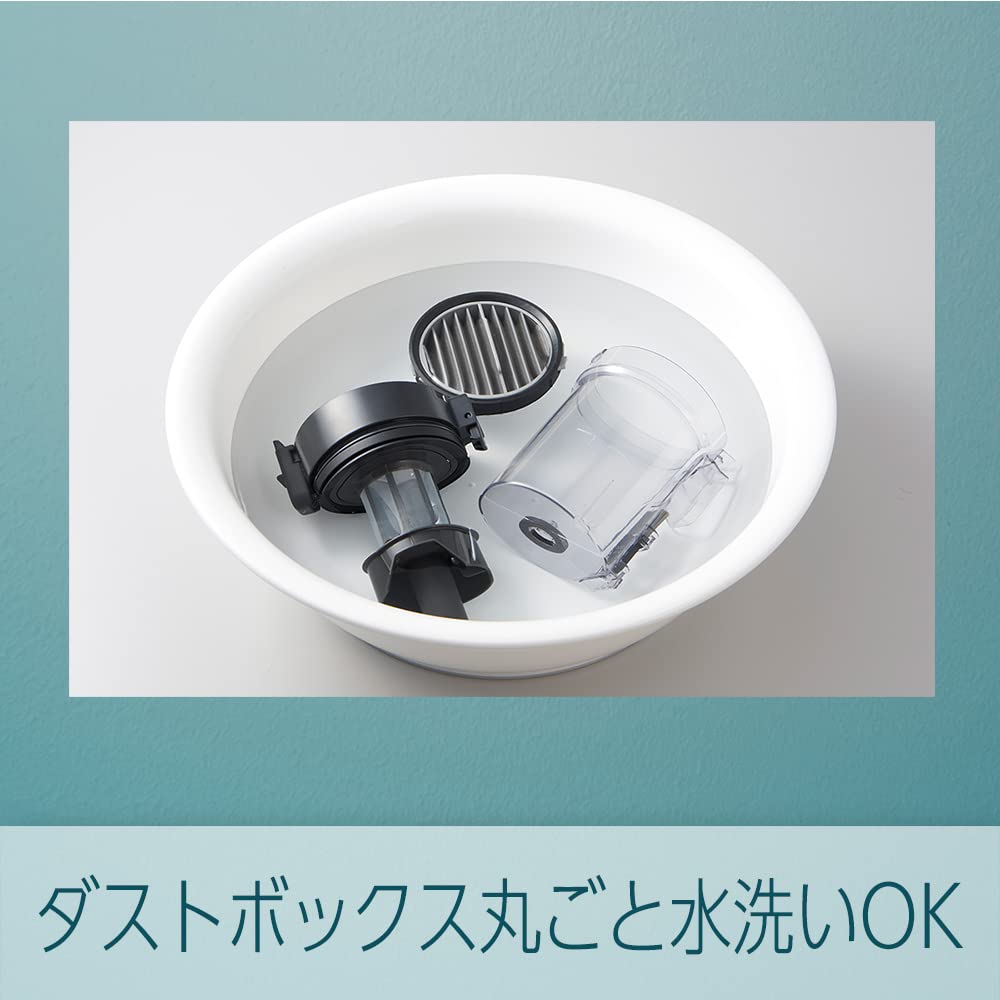 Panasonic Пылесос беспроводной легкий с ручкой Циклонная щетка антибактериальная очистка датчик оснащен серым MC-SB53K-HC