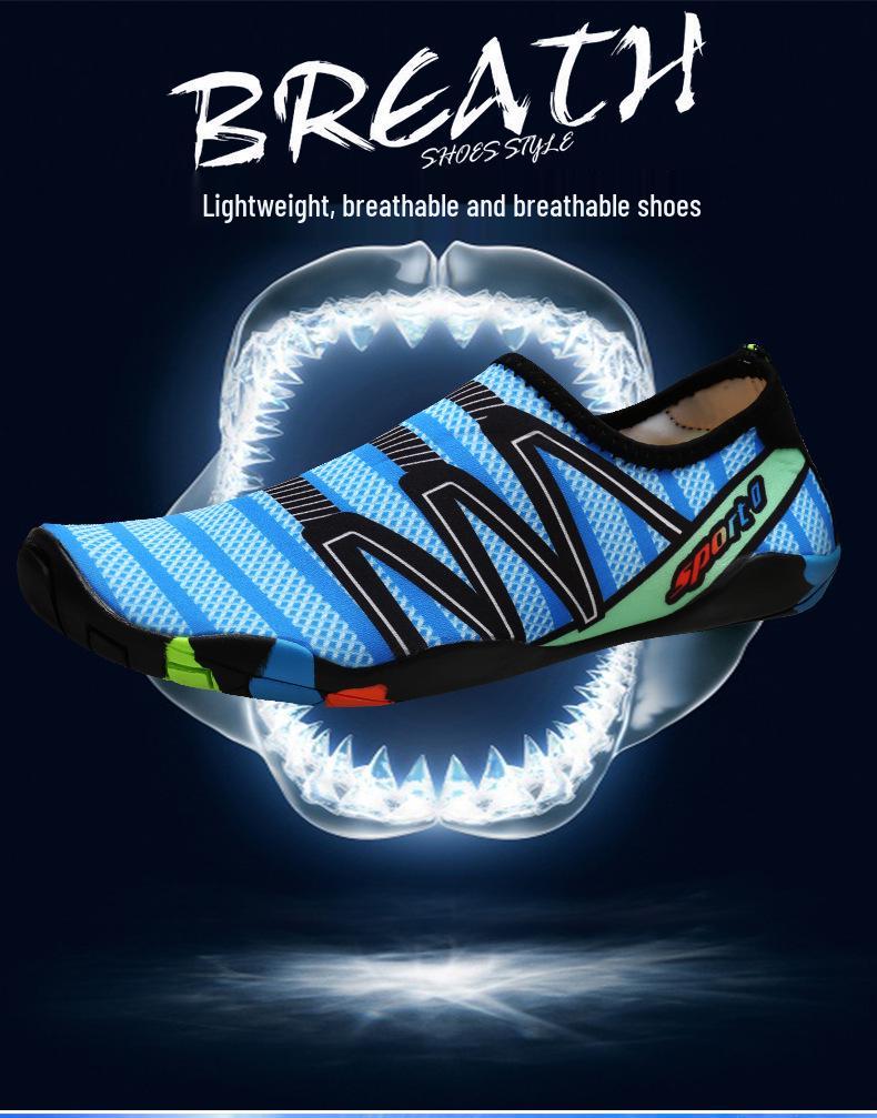 Пара уличных аквашузов: Быстросохнущие, нескользящие кроссовки для мужчин и женщин - Идеальны для аквапарков, трекинга по рекам, рыбалки и плавания.