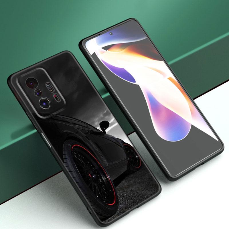 Крутой спортивный автомобильный чехол для телефона для Xiaomi Mi A2 8 9 SE Note 10 10T 11 12 Lite 9T 11T 12S 12T Pro A3 6X 12X мягкий черный чехол из ТПУ