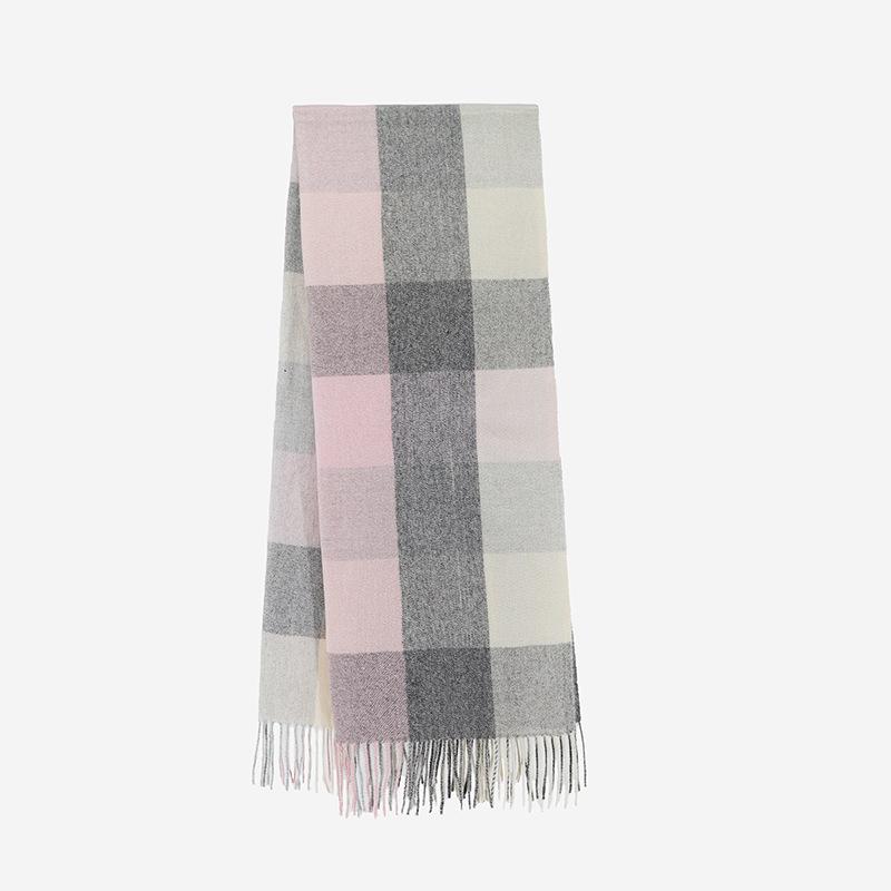 70 * 175cm Autumn/Winter 2025 New Imitation Cashmere Scarf Plaid Versatile Scarf For Men, Warm And Thick Shawl For Women