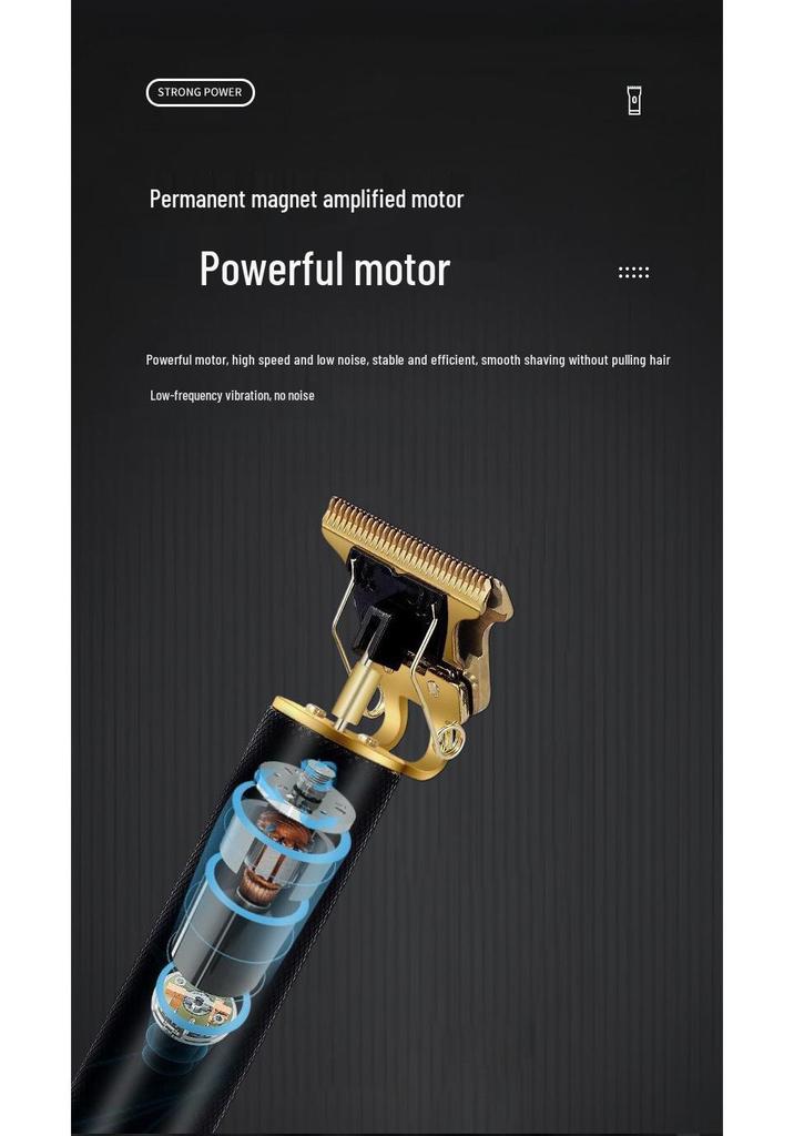 t9 Electric Hair Clipper & Trimmer: Carving, Bald-Head Shaver, Razor, Beard Trimmer, Oil Head.