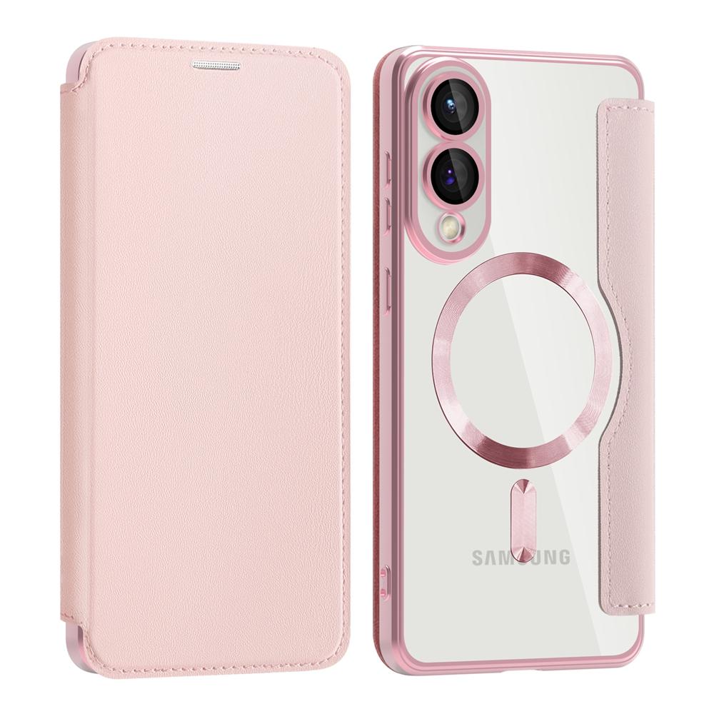 Чехол-книжка для Samsung Galaxy S25 Ultra Edge S24 Plus Fe S23 S22 Магнитный Беспроводная зарядка Слоты для карт Держатель для карт Чехол для телефона