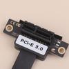 Pcie 3.0 X1 Riser Cable 90° Right Angle Extension Cable High-Speed Pci Express 1X Riser Card Ribbon Extender