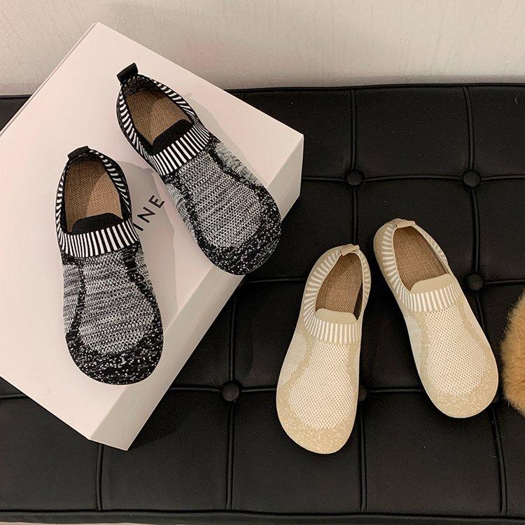 Модные женские балетки Дышащая сетчатая обувь Мягкие Модные Удобные Однотонные Балетки без шнурков Женская обувь