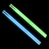 2 Pair Green & Blue Noctilucent Stage Performance Luminous 5A Drumsticks