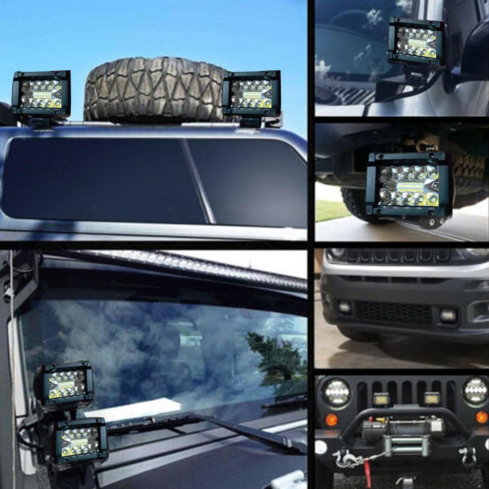 12V LED Light Bar 60W Combo(Flood+Spot) Dust-proof Weather-proof