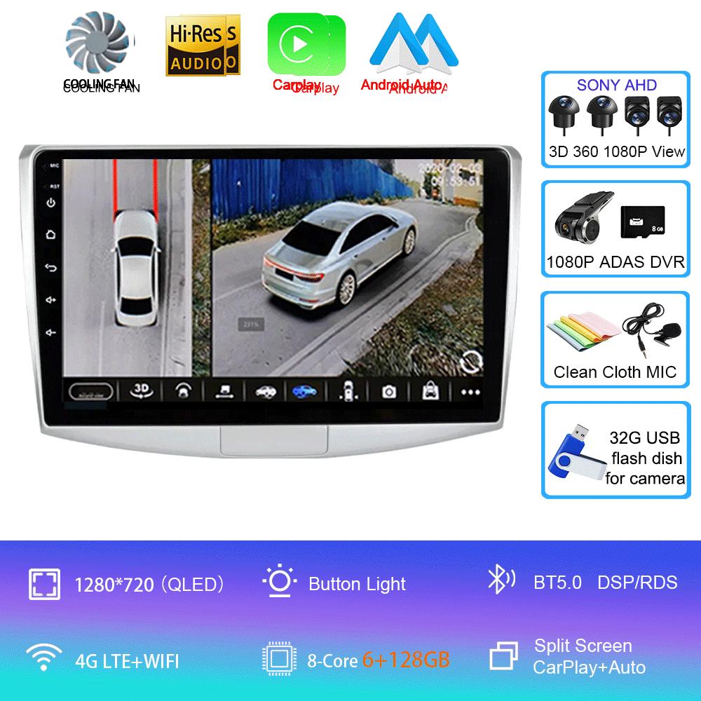 Android 14 для Volkswagen VW Passat B6 B7 CC 2007 2008 2009 2010 - 2016 Автомобильный радиоприемник Навигация Мультимедийный проигрыватель DSP Auto Carplay