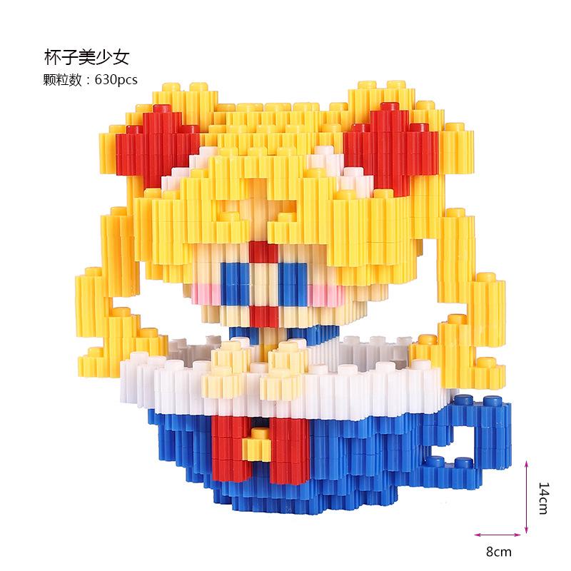 Educational Building Blocks Set for Kids Tiny Particles Compatible with LEGO Bricks Assembly Small Model Figurine Creative Gift