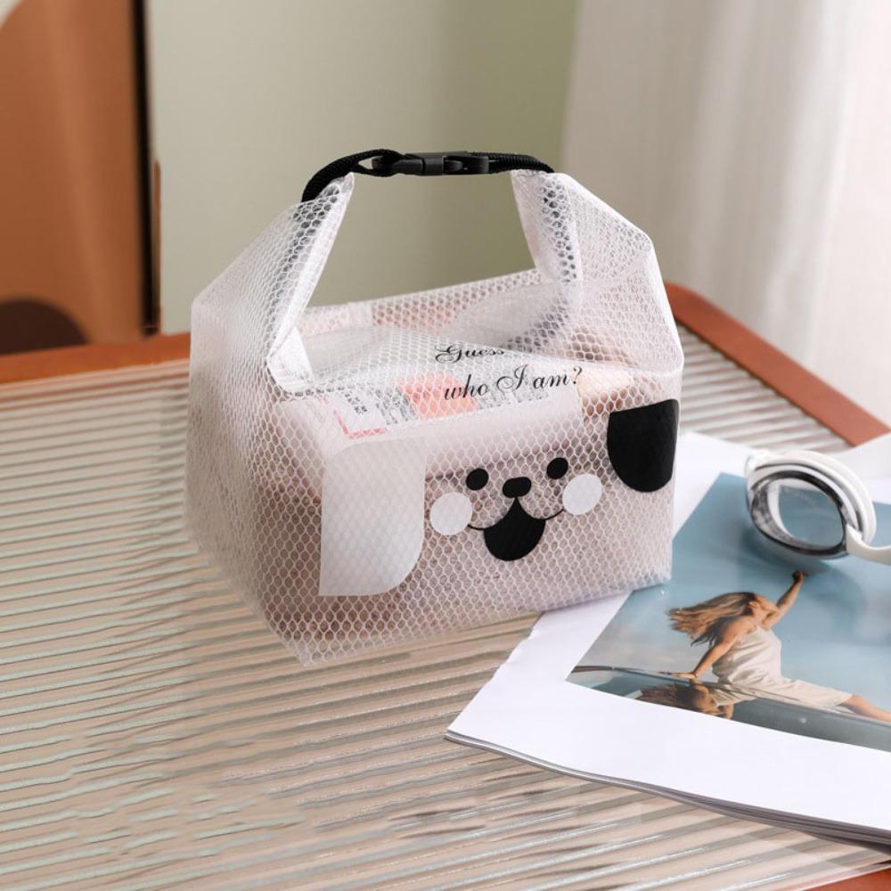 Mesh Travel Toiletry Bag Waterproof Cosmetic Storage Bag Portable Cosmetic Container  Fitness