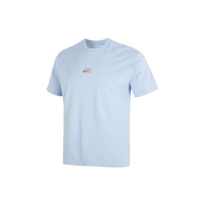 Nike Футболка унисекс с круглым вырезом и коротким рукавом в стиле американского винтажа, с принтом карточки для ответов на экзамен, лето 2023, с заниженной линией плеч, FJ7725-479