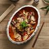 Большая керамическая тарелка с рисунком камня для приготовления рыбы на пару, суши, роскошная домашняя кухонная посуда
