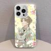 Чехол для телефона Sensei N-Natsume yujinchou Nyanko для iPhone 17,16,13,12,11,15,14,Pro,Max,Plus,SE4,Air,Mini Белый IMD Матовый
