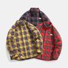 Men's Vintage Cotton Padded Jackets Men Embroidered Label Clothing Winter Warm Thick Jacket Casual Couple Coat