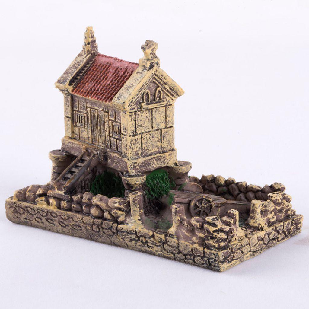 Мини Милые DIY Поделки Традиционная Модель Дома Фигурки Сцена Статуя Бонсай Декор