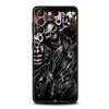 Чехол для телефона с рисунком Череп Жнеца и Скелет для Samsung Galaxy S25 S24 S23 FE S22 Ultra S20 S21 5G S10 Plus S10E Мягкий Черный