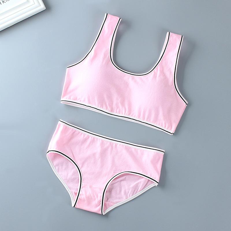 От 8 до 14 лет, бюстгальтер для девочек-подростков, нижнее белье для девочек-подростков, студенческий тренировочный бюстгальтер, комплект нижнего белья