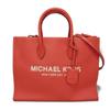 Б/у 11974 Mirella Medium Tote 35S2G7ZT7L 7924 MK Сумка-тоут на два плеча, Неиспользованная, С тиснением логотипа, Красная, Женская из Японии