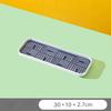 Detachable Tableware Drain Tray Double Layer Grids Design Dish Drainer Storage Tray Kitchen Accessory Easy Clean Dish Drainer