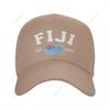 Unisex Baseball Cap FIJI EST Independence Day Wild Sun Shade Peaked Adjustable Outdoor Caps for Unisex Women
