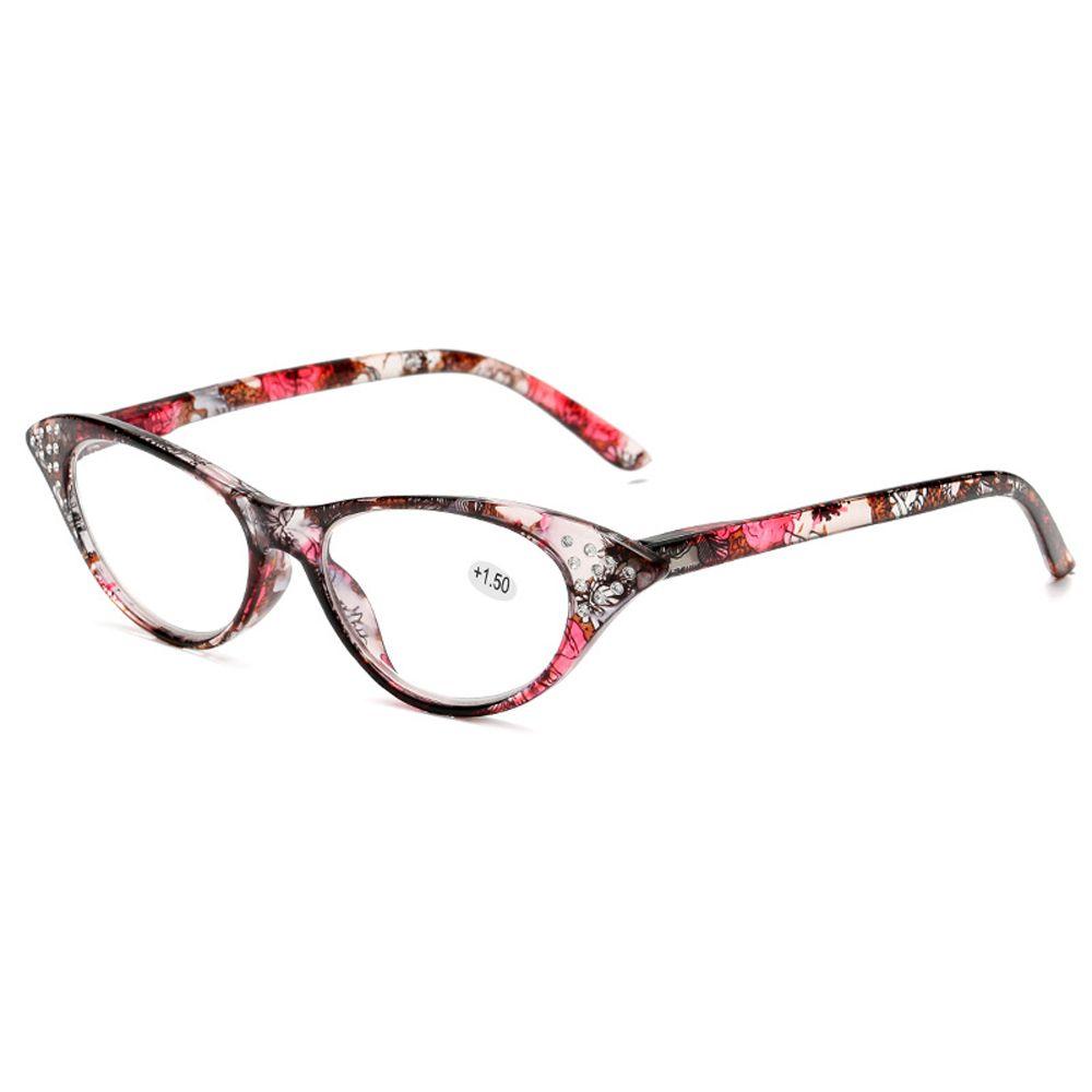 Floral Rhinestones Presbyopia Glasses Women Reading Glasses Hyperopia Eyewear Computer Eyeglasses