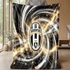 Juventus FC Theme blanket Soft Flannel Blanket Plush Throw Blanket Cozy Sofa Bed Blanket for Home Decor
