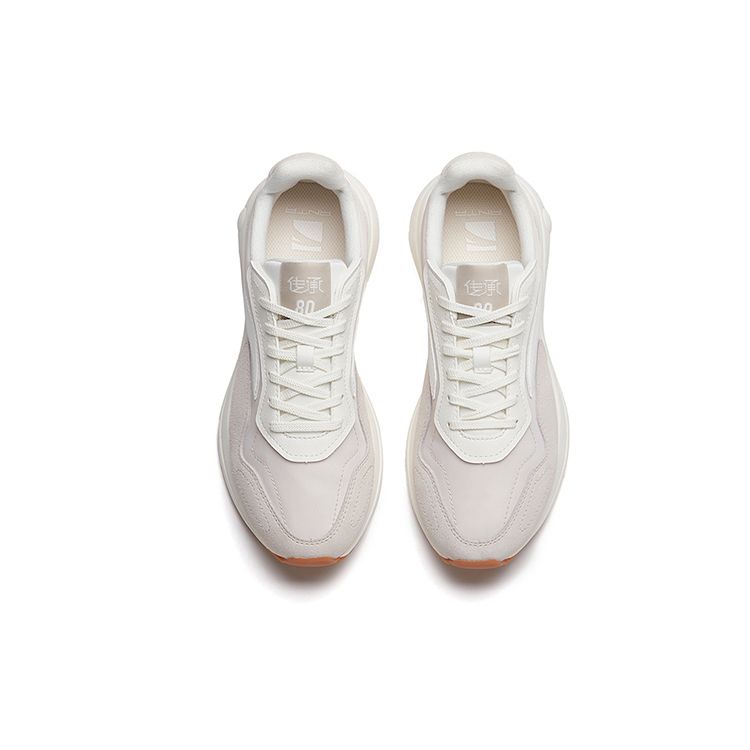 Anta Lifestyle Series Inheritance 80 Нескользящие износостойкие низкие спортивные повседневные туфли женские кроссовки серо-белые 122248871-1