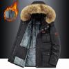 Winter Jacket Men Warm Thick Fleece Parkas Windbreaker Military Hooded Fur Collar Overcoat Men Clothing Plus Size 8XL