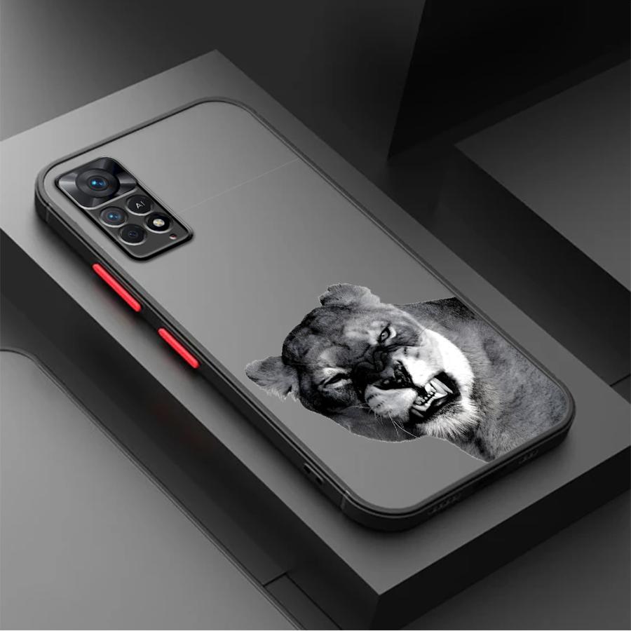 Cool Lion Art Case for Xiaomi Redmi Note 15 Pro A4 9S 13C 14 12 14C 13 10 11 Funda Back Phone Cover